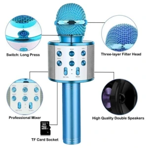 Wster WS-858 Bluetooth Karaoke Mikrofon